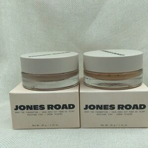 Jones Road What the foundation shade porcelain 1.14oz 2packs new with box